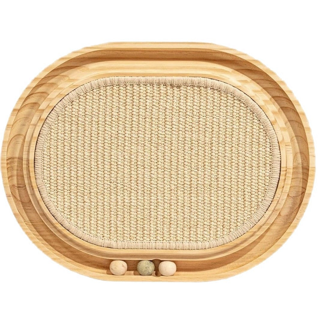 Kratzbrett Holz mit Sisal, 43 cm, Teil des Komplett-Sets